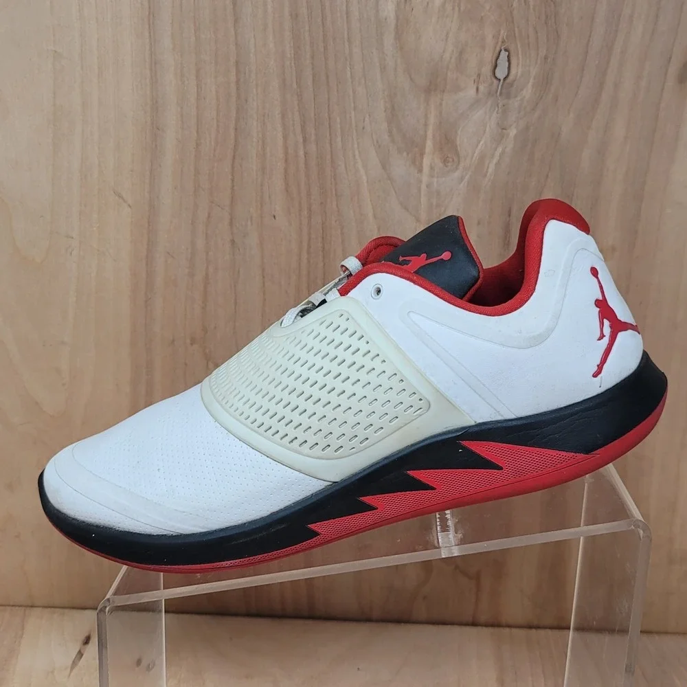 Nike Air Jordan Grind 2 Mens Sneakers Sz 10.5 University White Black Red Shoes
